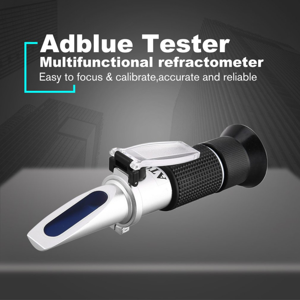 Refractómetro de mano Adblue etilenglicol anticongelante batería contenido líquido refrigerante limpiador medidor Mini ATC medidor de medición