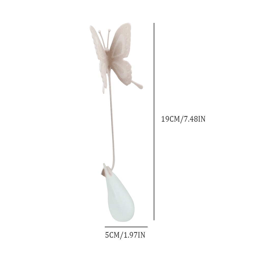 Food-grade Silicone Tea Bags Butterfly Tea Strainers Diffuser Herbal Loose Tea Infusers Filters Scented Kitchen Brewing Device: gray