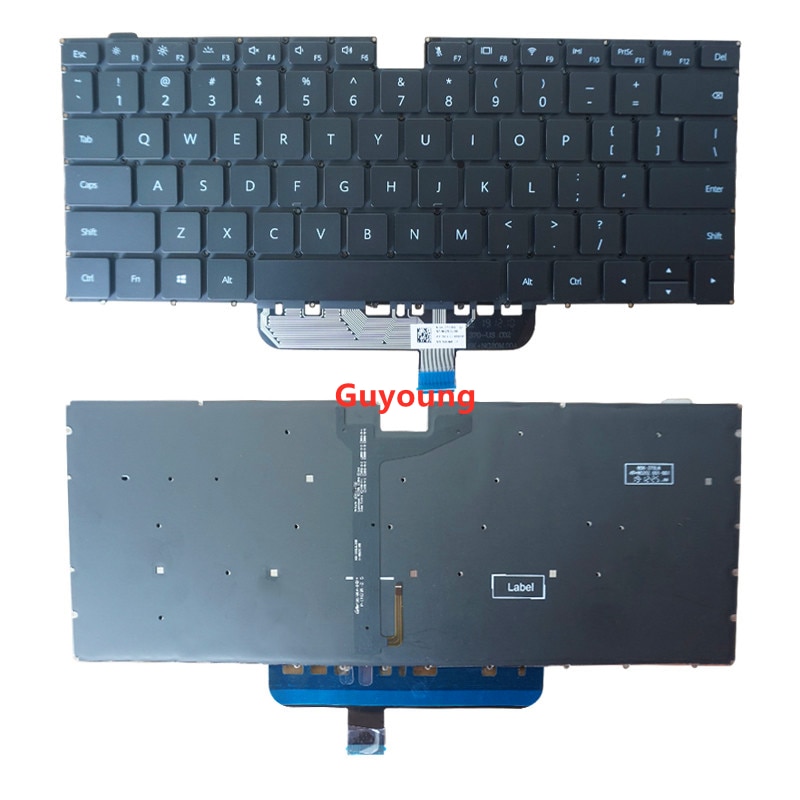 Laptop backlight keyboard for HUAWEI MateBook X Pro MACH MACHR-W19 W19B W29 US English