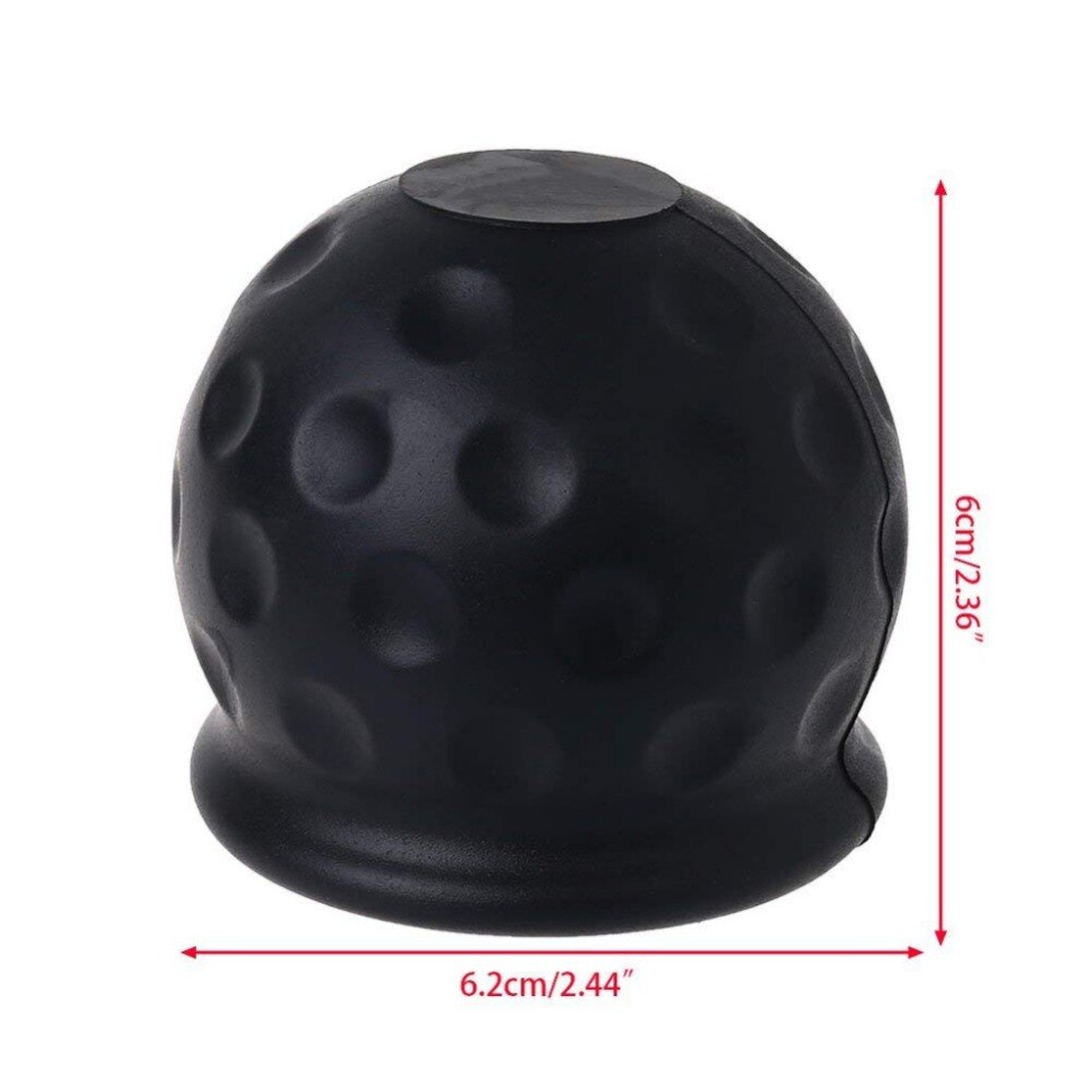 Universal 50mm Tow Bar Ball Cover Cap Towing Hitch Caravan Trailer Protect
