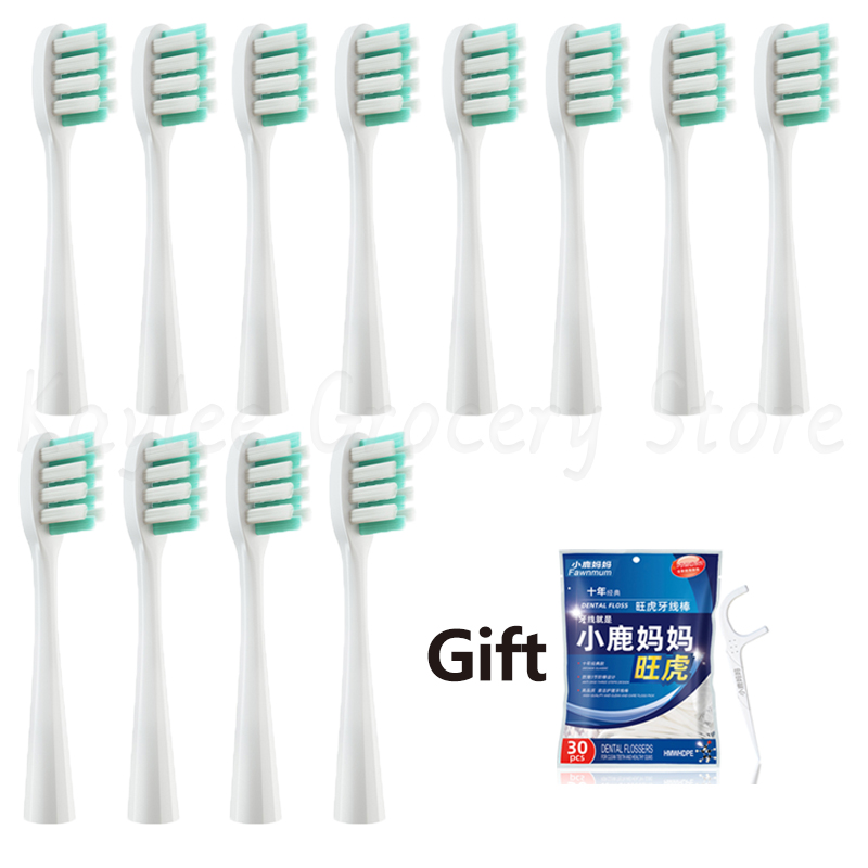 Voor Usmile Vervangende Tandenborstelkoppen Y1/Y 1S/Y2/Y3/Y4/U1/U2/U3/U4/U 2S/P1/P3/P10/P10pro Vervang Borstelkoppen Mondstukken 4/8/12Pcs: TRANSPARENT