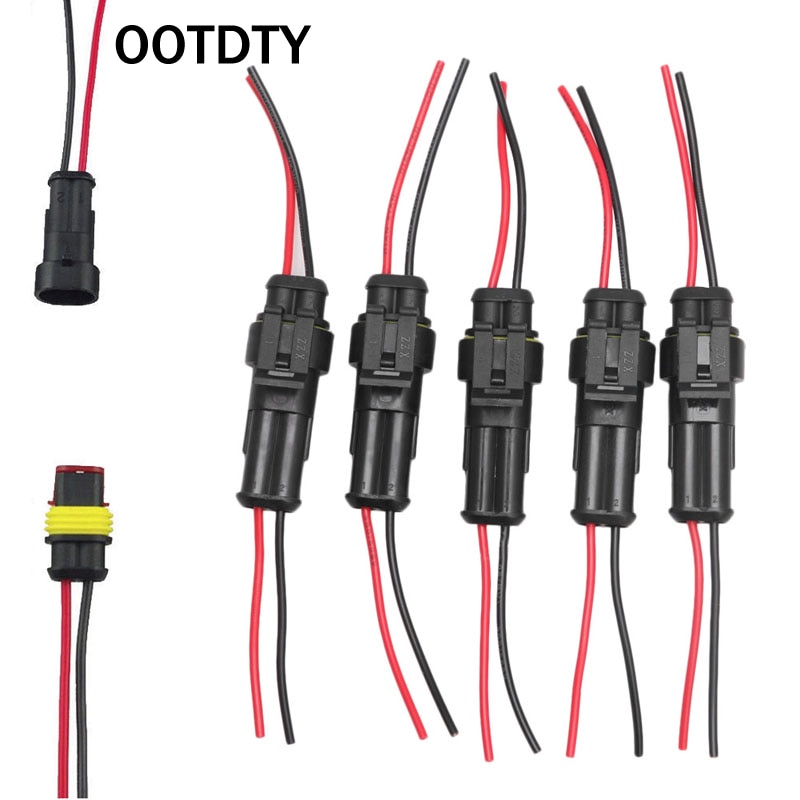 5X2 Pin Way Auto Auto Waterdichte Elektrische Connector Plug Socket Draad Kit