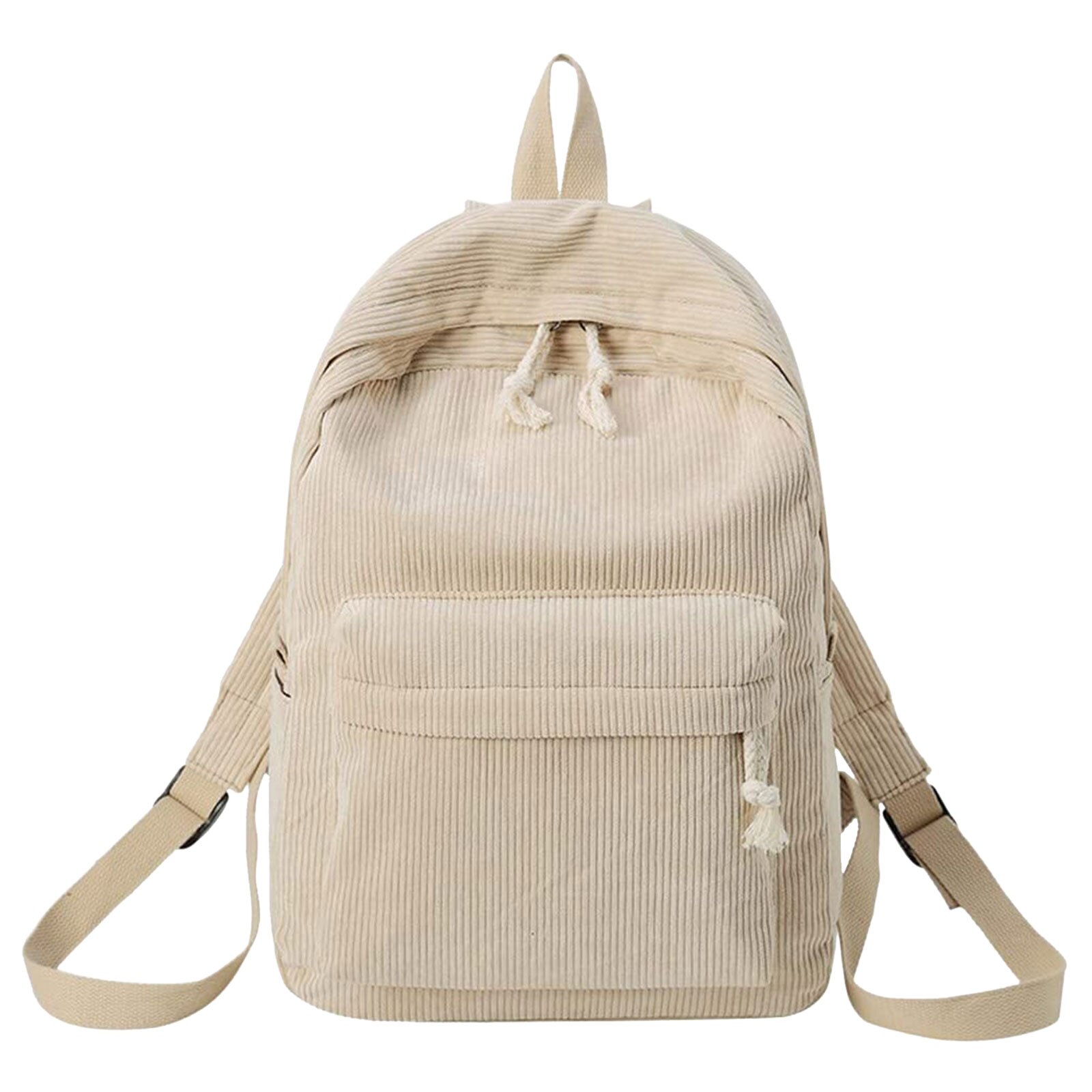 Vrouwen Casual Corduroy Rugzakken Effen Kleur Dagelijkse Leisure Winkelen Reizen Rugzakken Schooltas Voor Casual Dagelijks