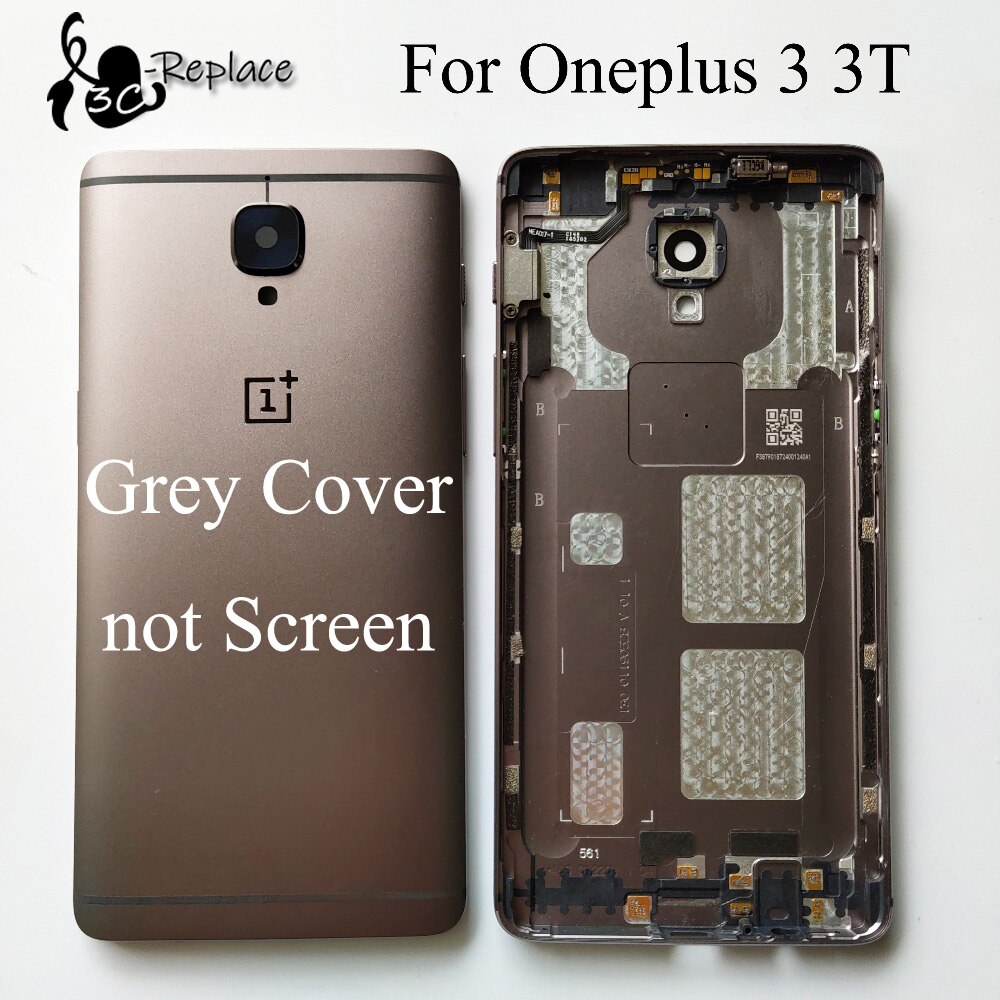 Original/TFT 5,5 "Für Oneplus 3 3T 1 + 3 3T A3000 a3003 LCD Anzeige berühren Bildschirm Digitizer Montage/Mit Rahmen/Batterie Abdeckung: GreyCover nicht Bildschirm