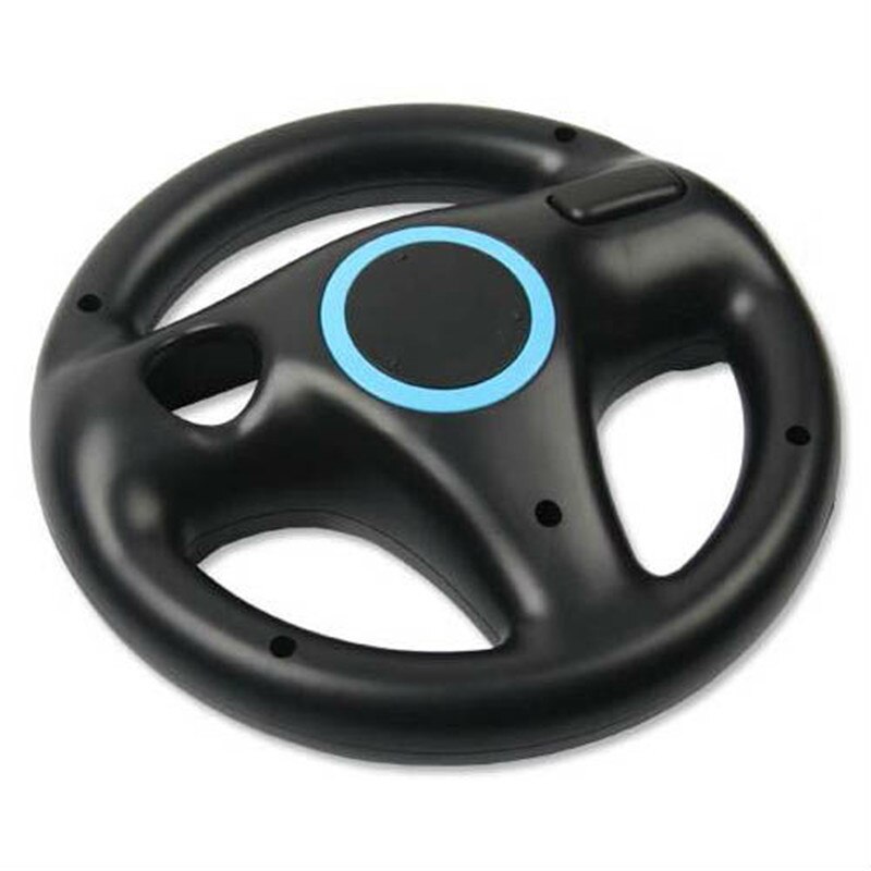 2 stuks Wit + Zwart Kart Racing Game Steering Wheel Controller Voor Nintendo Wii Game Remote Controller