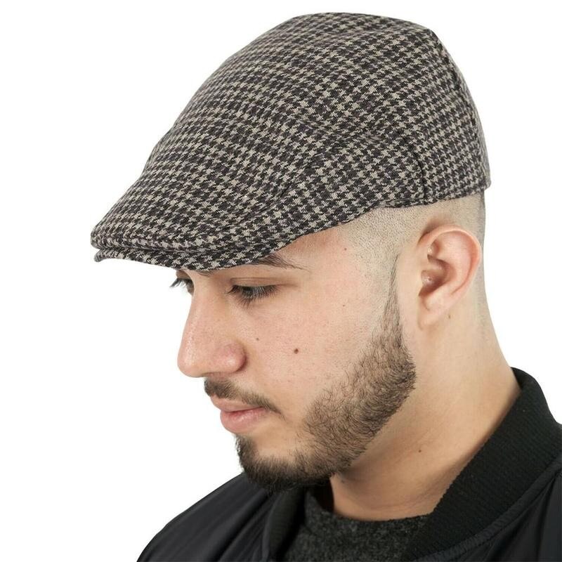 1Pc Peaky Blinders Hoed Katoen Plaid Baret Vintage Tweed Cap Verstelbare Hoed Voor Mannen En Vrouwen Accessoire Lente Peaky blinders Hoed