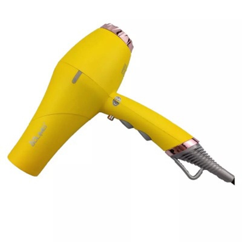 X6 2400W special hair dryer styling hair salon home silent negative ion salon hair care high-power hair dryer: yellow / US