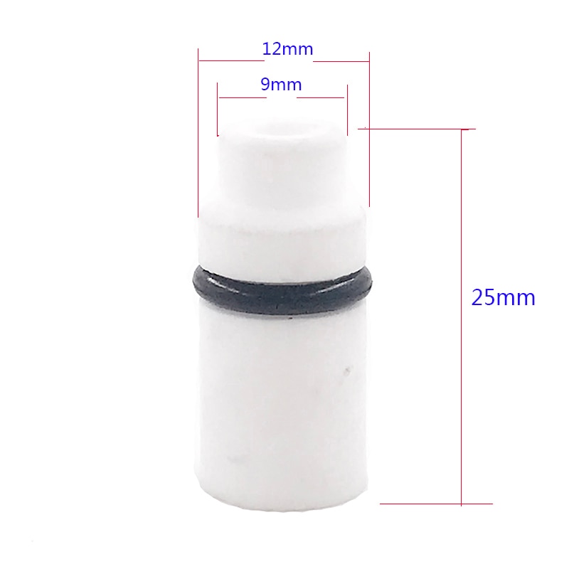 10x Keramik-Düsen Für Sandstrahlgeräte - 25mm Für Hochdruck Bis 160 Bar