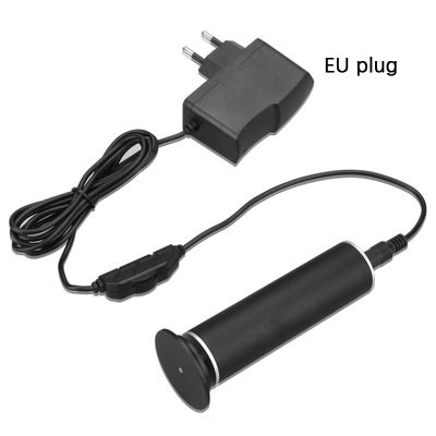 Pied électrique polisseur pied fichier peau morte callosités dissolvant Rechargeable pieds pédicure outils avec 60 pièces papier abrasif: Black-EU plug