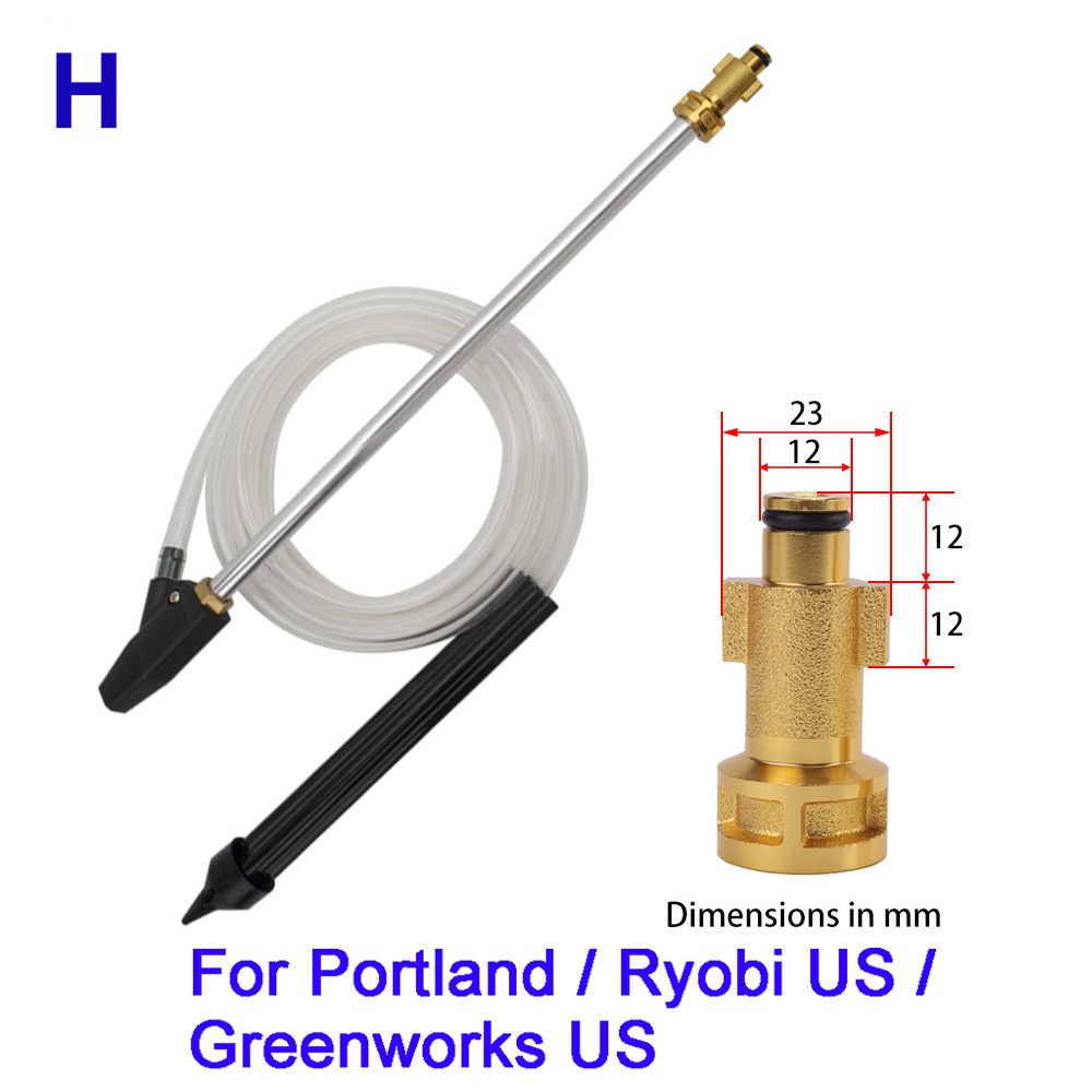 Pressure Washer SandBlasting Kit Wet Sandblaster Lance Nozzle for Karcher Huter Interskol Lavor Parkside High Pressure Washer: Blue
