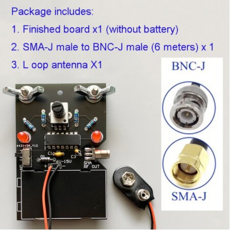 Gain réglable à faible bruit Ant 100kHz-30MHz mieux que MLA-30 antenne magnétique Active de boucle de Radio d'ondes courtes de l'antenne HA SDR de boucle: Type4