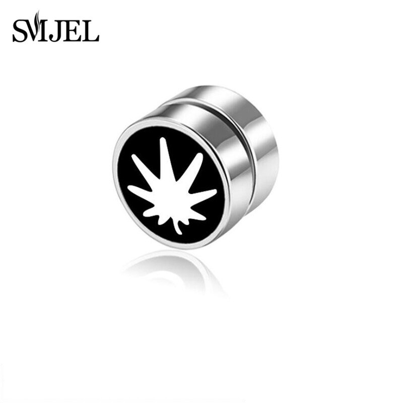 Pendientes Punk con imán fuerte para hombre y mujer, aretes sin perforación, aretes falsos, sin agujero para la oreja, , accesorios de joyería: Chapado en cobre envejecido