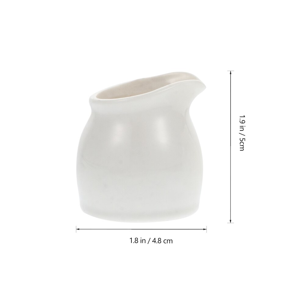 2 pièces En Céramique Mini Cruche Cuisine Saucière Chaude Tasses Bols à Soupe Sauce Cruche