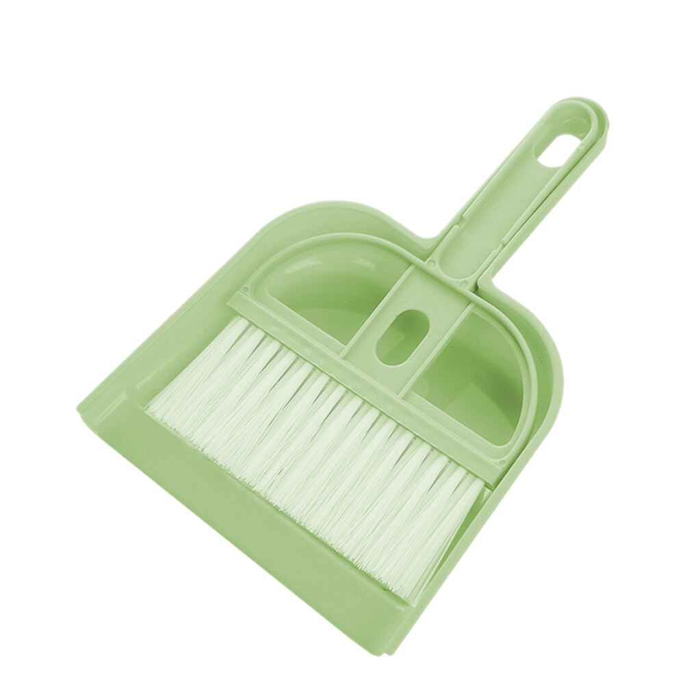 Broom and Dust Pan Set Pet Trash Cleaning Shovel Desktop Cleaning Student Cleaning Broom Sweeping Hair: GN
