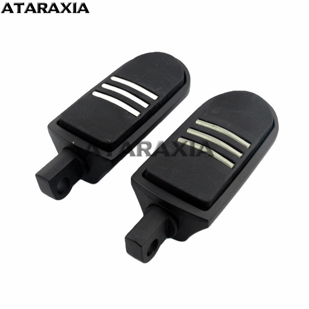 StreamLiner Styled Footpeg Foot pegs For Harley Dyna Heritage Softail Fatboy FLST FLH Touring Electra Street Glide Road King