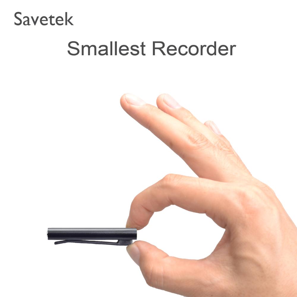 Savetek Kleinste Mini Clip USB Pen Voice Activated 8 GB 16 GB Digitale Voice Recorder Met MP3 Player OTG Kabel voor Android Telefoon