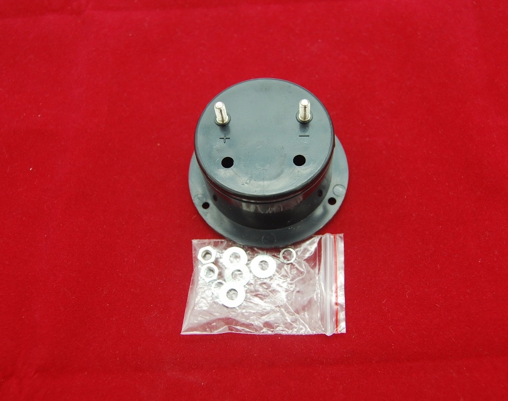 DC 0-5 V Kleine ronde Analoge Voltmeter Analoge Voltage panel meter DH52 Panel Uitsparing Dia.53mm