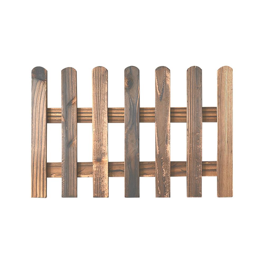 1pcs Wooden Fence Courtyard Indoor Garden Fence Kindergarten Flower Garden Vegetable Small Fence DIY Christmas Decoration 40a