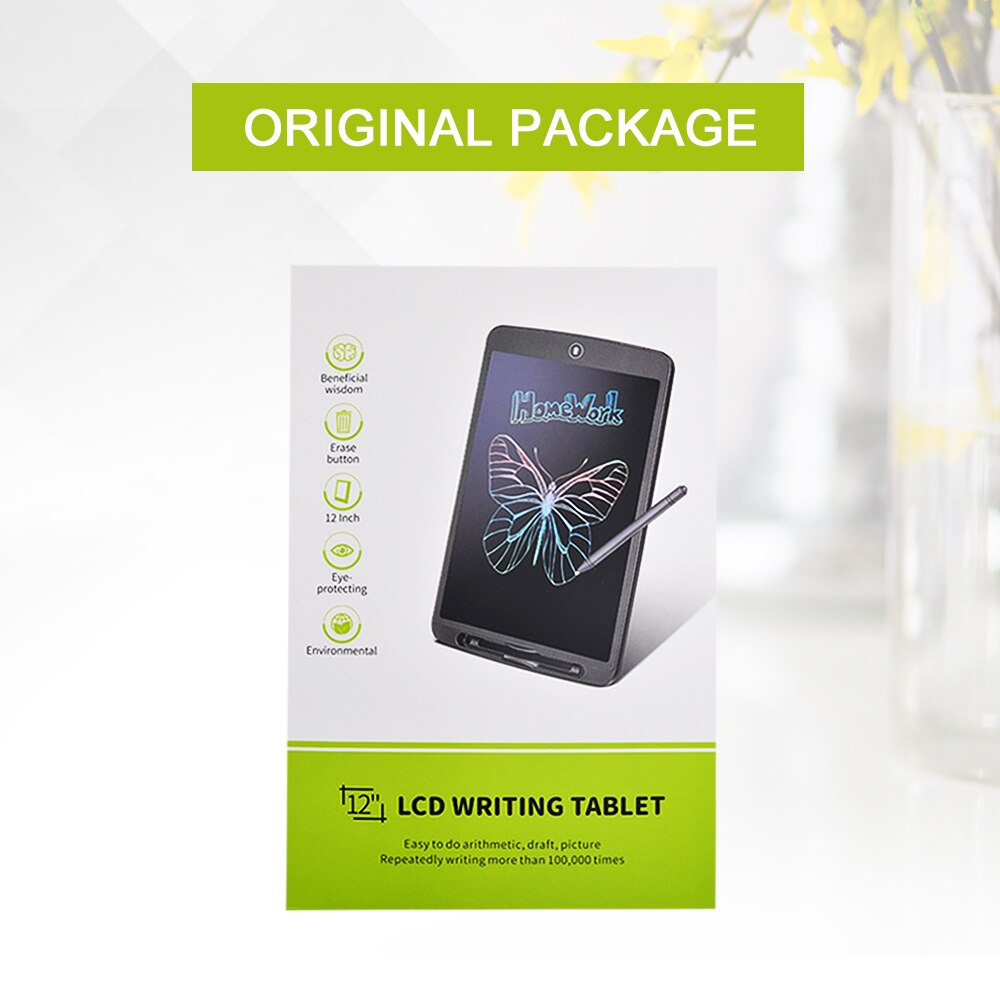 CHIPAL 12" Colorful LCD Drawing Tablet for Kids Writing Board Color Screen Digital Graphic Message Tablet for Handwriting Pads