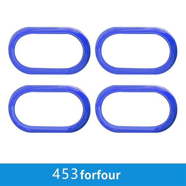 Car inner door bowl Decorative shell cover For Smart Fortwo Forfour 453 car accessories interior styling Modification Sticker: Blue-4PCS
