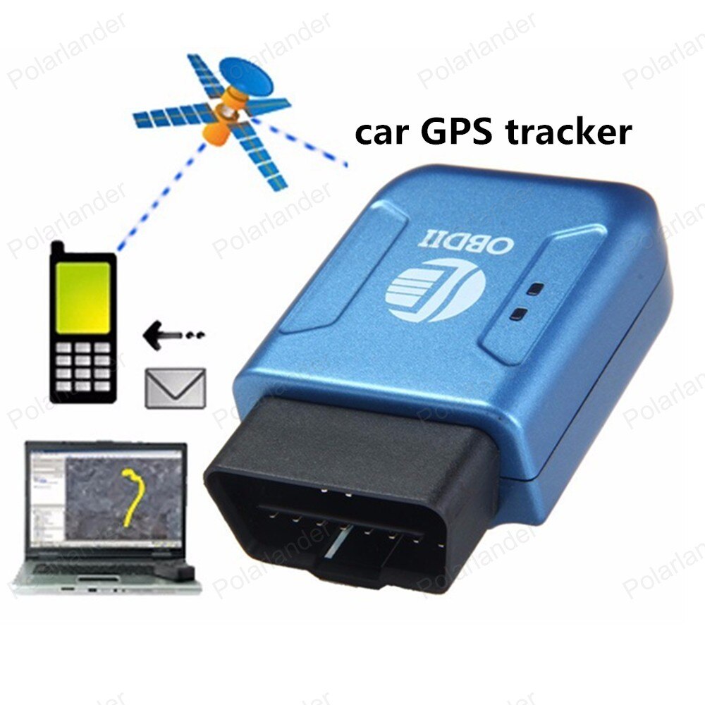 Tracking Device -Blue GPS LBS accurate location TK206 Car GPRS Tracker OBDII Interface Geo-fence Function Autos fleet