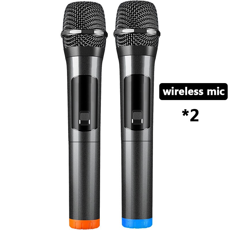 40W Big Power Portable Bluetooth Speaker Wireless Bass Column 3DStereo Subwoofer Music Center Boombox Support Remote Control Mic: wireless mic 2