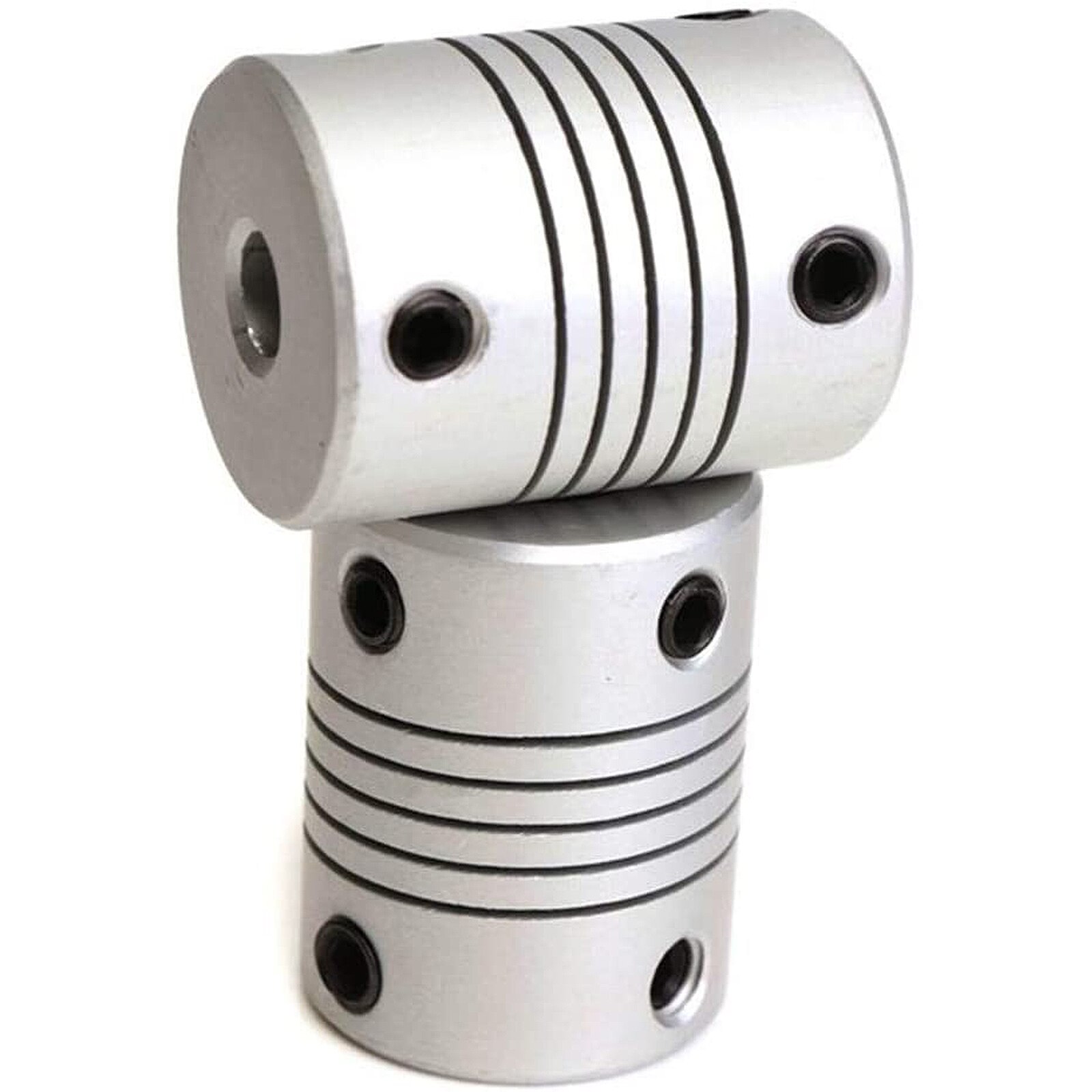 2Pcs Flexible Coupling Flexible Coupler 5 x 8 mm Flexible Coupler For 3D Printer Z Axis Connector Flexible Coupler