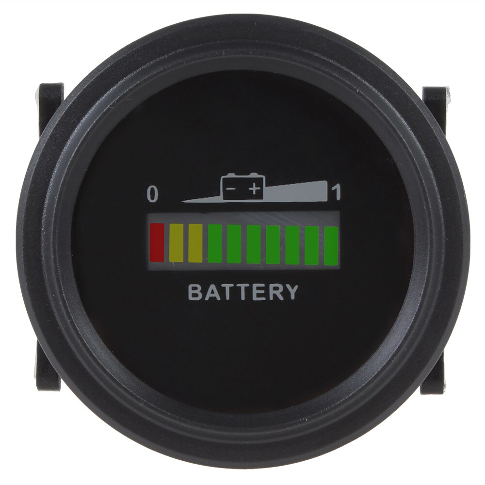 Universele driekleurige 12/24v 36v 48/72v led-lampjes batterij-indicator laadstatusmeter