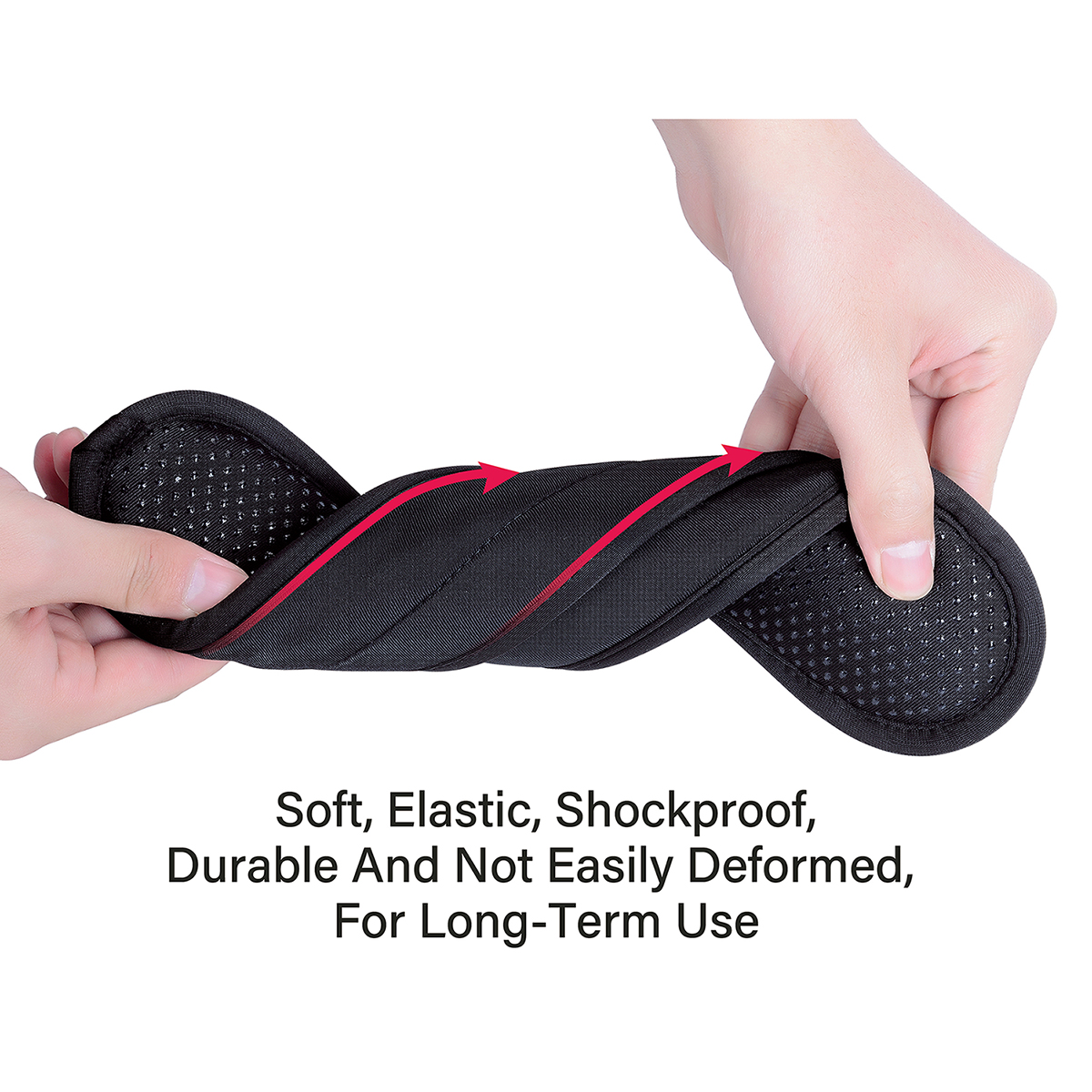 2 Pack Non-Slip Universal Shoulder Pads, Thick Backpack Strap Pads for Shoulder Bags, Guitar Straps, Computer Bags, etc., Remova