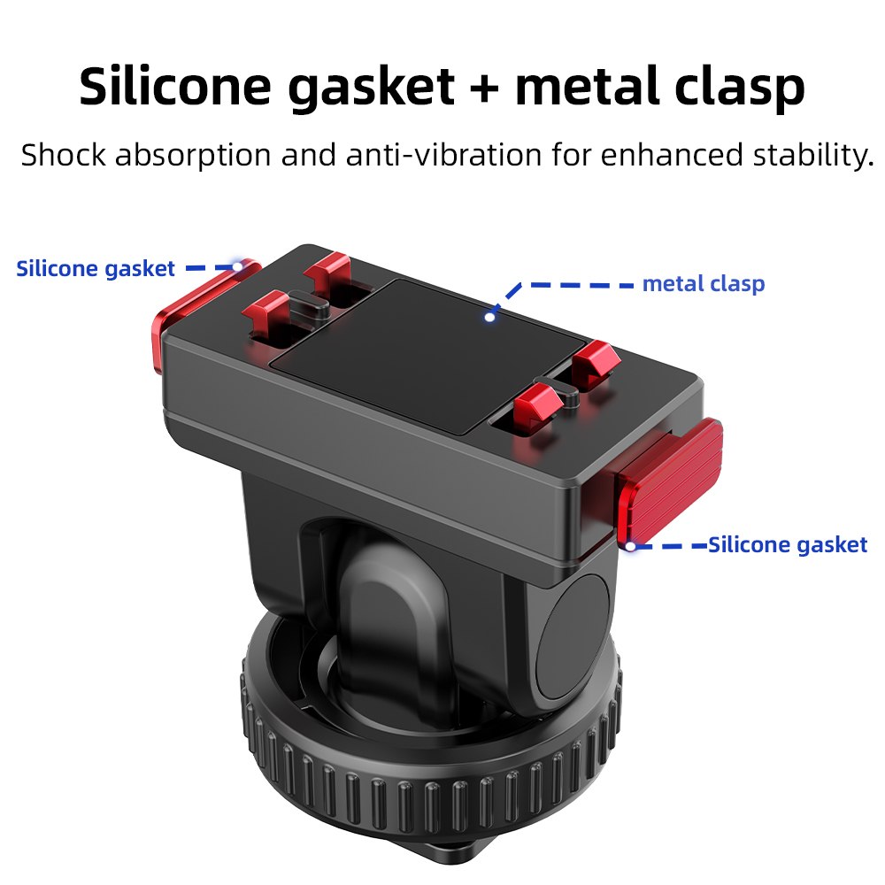 Flymile Magnetic Mount Base for Insta360 X5/Ace Pro 2 Camera Accessorise Expansion Bracket Tripod/Selfie Sticks Mount Adapter