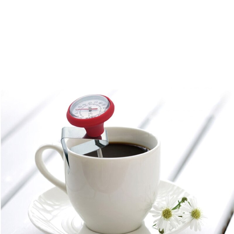 5" Mechanical Meat Thermometer 304 Stainless Steel Probe Food Thermometer for Turkey BBQ Milk