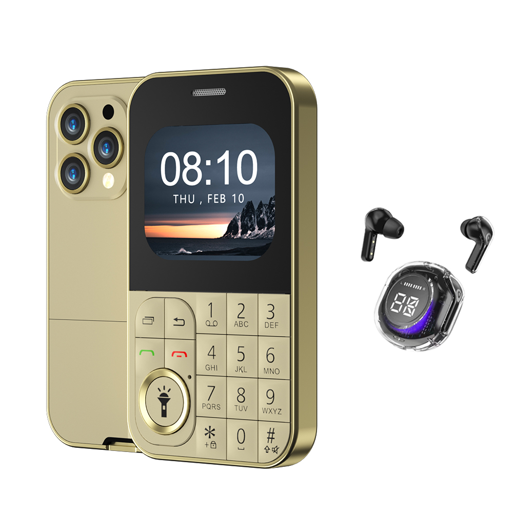 SERVO V9 kleine kaart mobiele telefoon Dual SIM stand-by zaklamp Magic Voice Speed Dial Retro camera Kleurrijke draagbare functie telefoon: Zilver