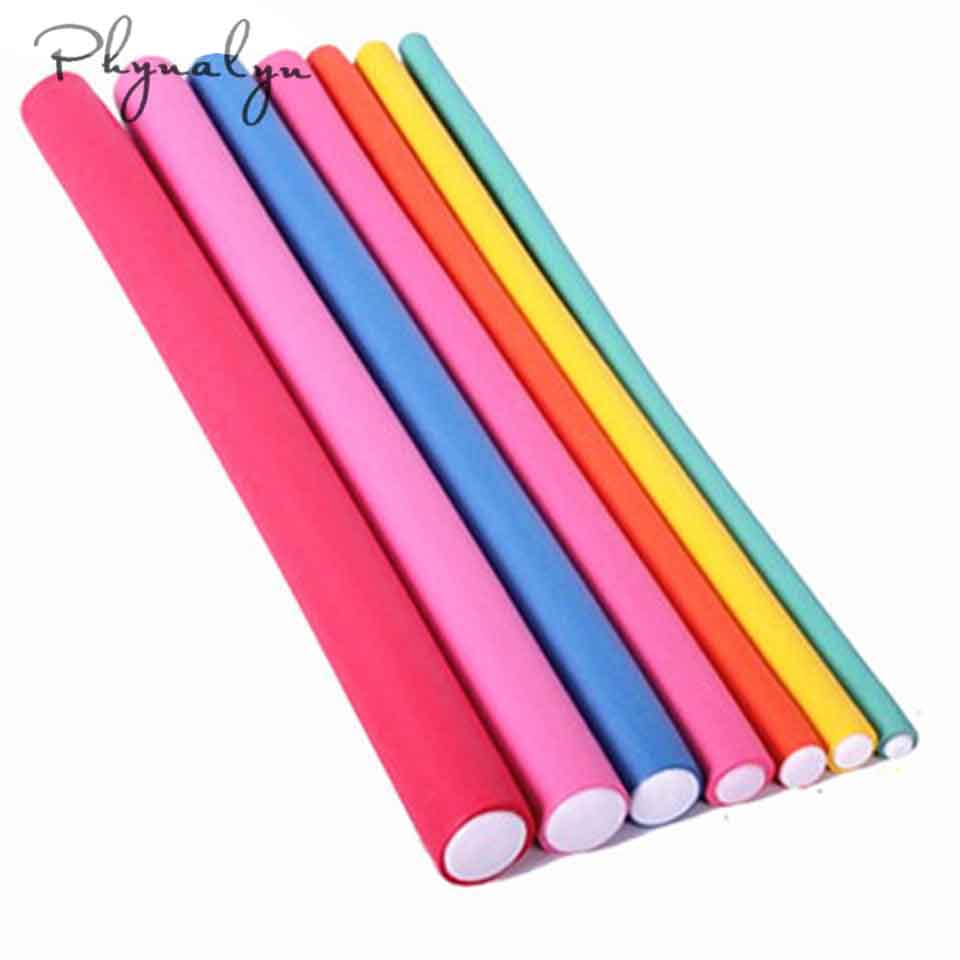 Hair Rollers Sponge Hair Curling 10pcs Soft Curl Hair Bendy Roller DIY Styling Hair Rollers Tool Curler Maker
