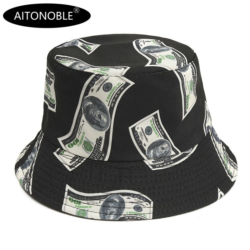 Aitonoble-Sombrero de cubo para niña, sombrero de sol de playa para deportes al aire libre, gorros de playa de viaje, gorras de pescador, gorro de Hip Hop, novedad de: 806-1