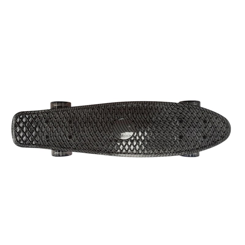 Penny Board Flexible en plastique Cruiser Board Mini planches à roulettes pour débutants ou professionnels avec roues en polyuréthane à rebond élevé 1: Default Title