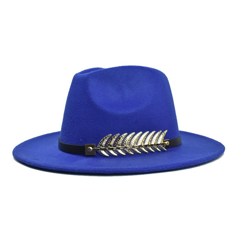 Vintage klassisk filt jazz fedora hat stor brimmed hat cloche cowboy panama til kvinder mænd mænd sort rød bowler hat og bowler hat: 8