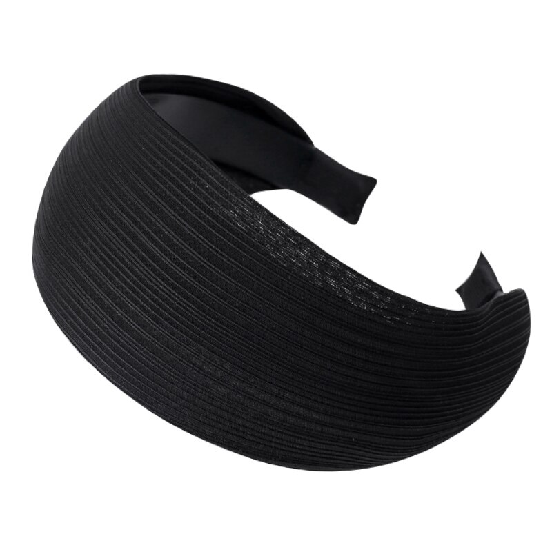 Diademas cinta para el pelo para niña y mujer, bandana ancha lisa, accesorios para el cabello, diademas