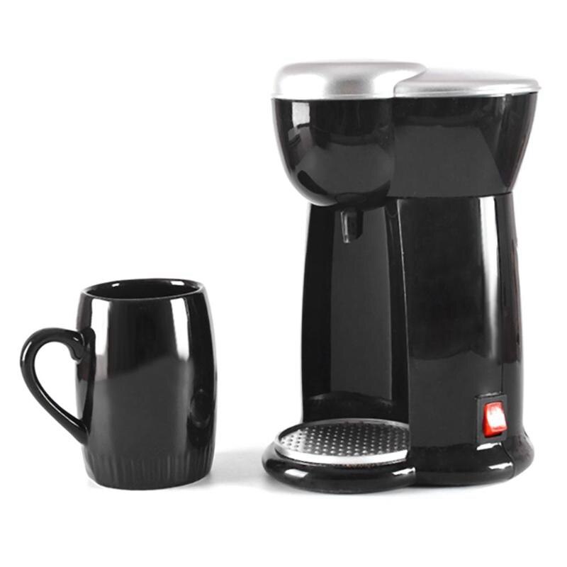 Mini kaffemaskine enkelt kop espressomaskine hjemme elektrisk automatisk kaffemaskine(eu stik)