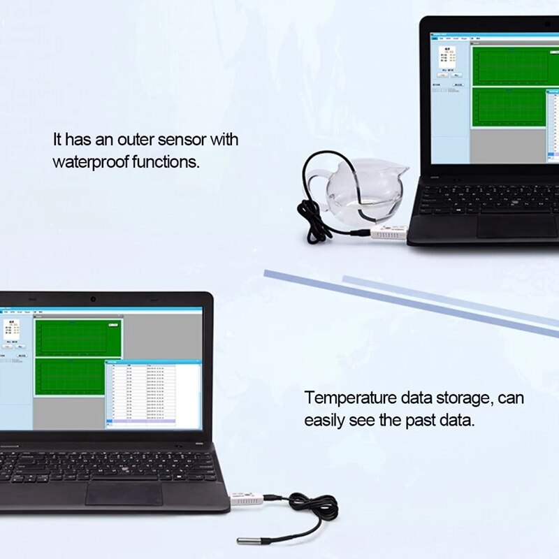 PCsensor USB Thermometer Hygrometer Temperature Sensor Data Logger Recorder for PC Laptop