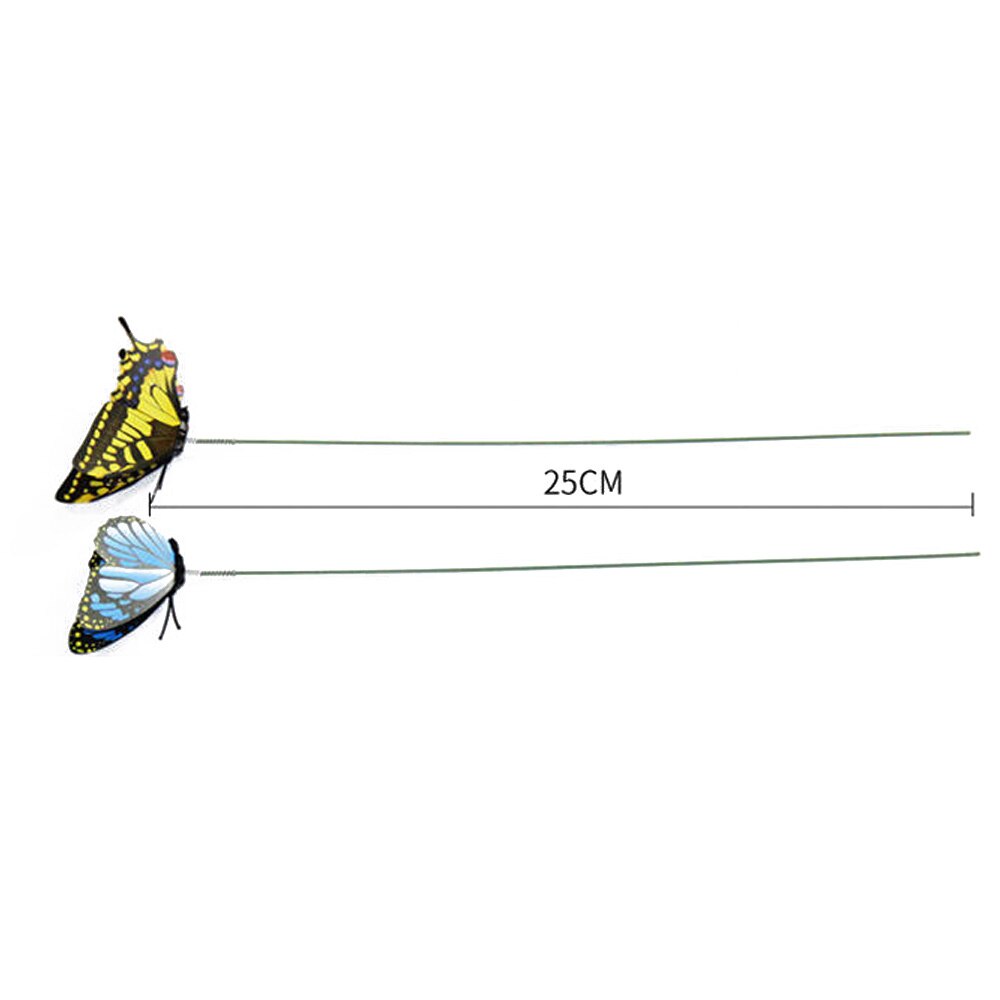 Beautiful Lawn Decoration on Sticks 3D Gardening Flowerpot Yard Garden Ornament 10 Pcs/Pack Insect Grassland Outdoor