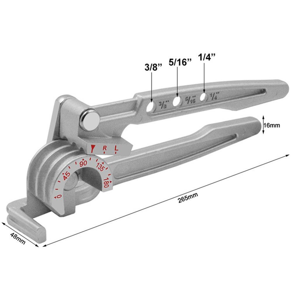 Mini Rohr Bieger Kupfer Rohr Biege Werkzeug Brems Treibstoff Rohr 6mm 8mm und 10mm 40DC16
