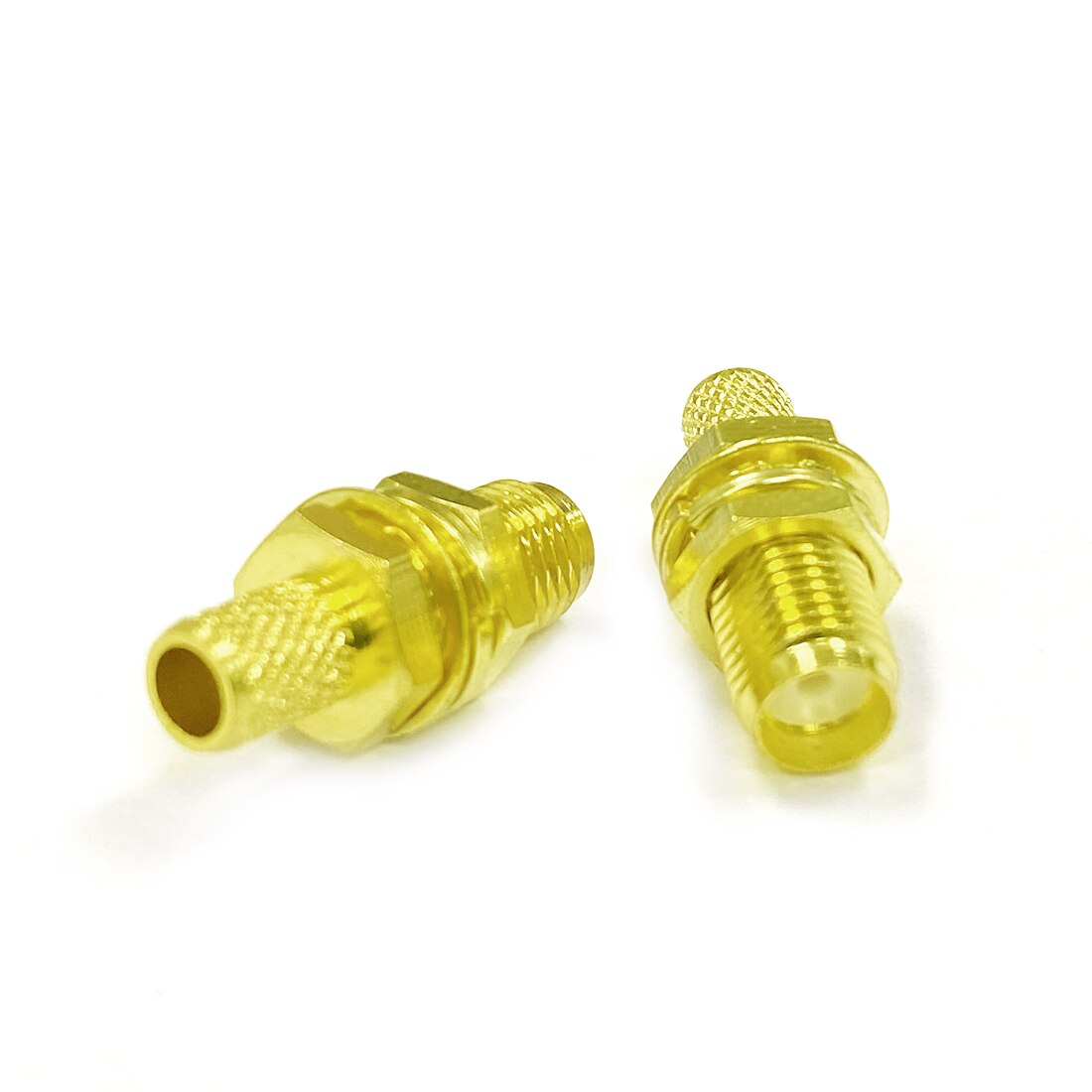 1Pc Sma Vrouwelijke Jack Rf Coax Converter Connector Crimp RG58 RG142 RG400 LMR195 Straight Verguld