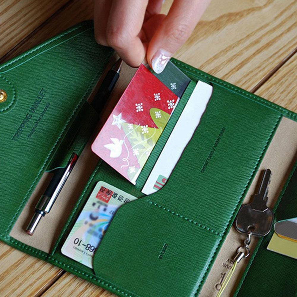 Passport Holder Travel Wallet Bag ID Card Document Case Organizer bagFashion wallet