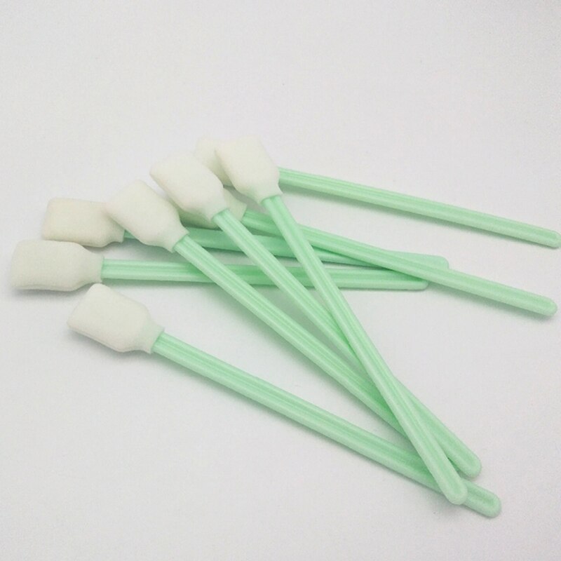 100Pcs Cleaning Swabs Sponge Stick for Roland/Mimaki/Mutoh Eco Solvent Printer Cleaning Swabs