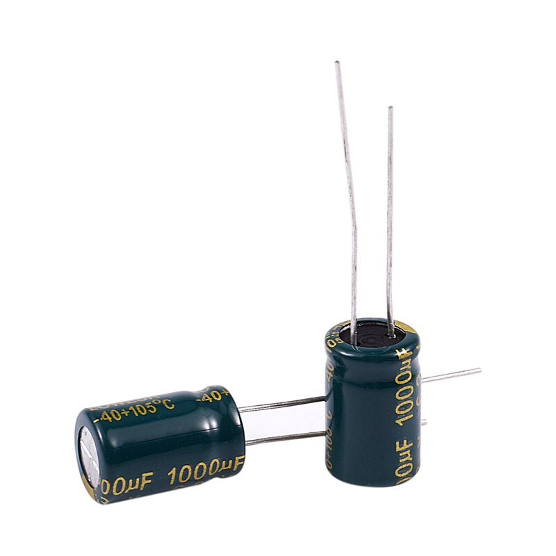 70 Pcs 6.3V 105C Radial Electrolytic Capacitors, 30 Pcs 2200uF 10x20mm & 40 Pcs 1000uF 8x12mm