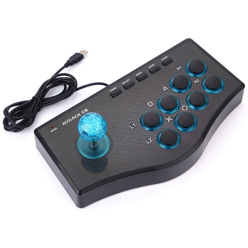 Wired Game Controller Game Rocker USB Arcade Joystick USBF Stick for PS3 Computer PC Gamepad Gaming Console