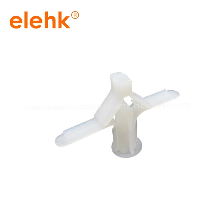 100pcs 10x45mm butterfly toggle anchors nylon wall anchor with nails