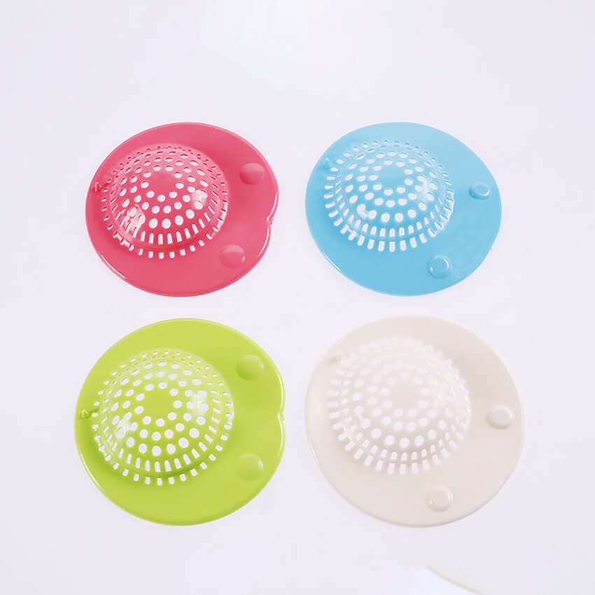 Blødt silikone filter afløb hårfanger badeprop si filter brusebad køkken badeværelse håndvask vask rengøring pool badekar