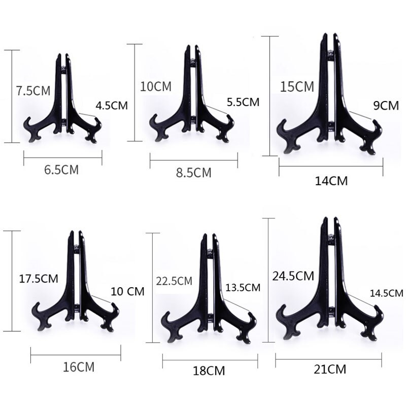 1pcs Portable Easels Plate Holders Display Stand Stander Picture Frame Photo Tools Display Dish Rack Home Decoration