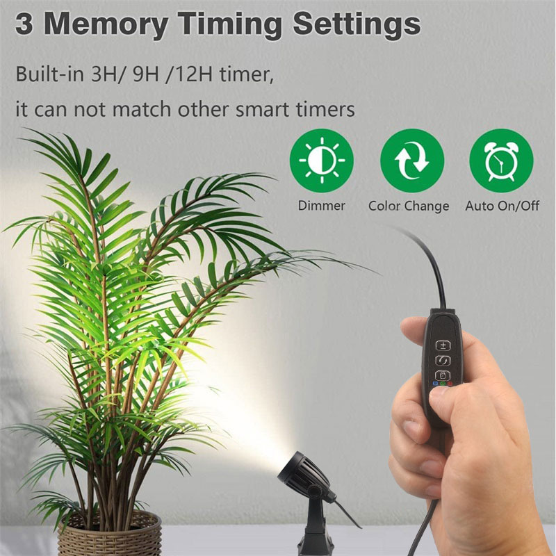 Usb led spotlight indendørs plantebelysning 5v dæmpbare uplight spotlight lampe til potteplanter stue 5w dekorative lamper